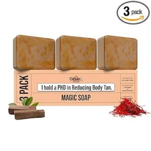 Saffron Magic Soaps For Bath (300 Gms Pack Of 3) |