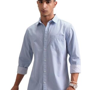 Highlander Men’s Slim Fit Striped Shirt