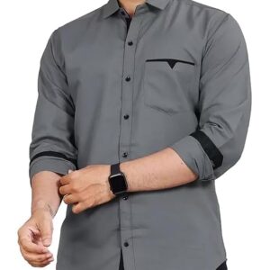 Men's Regular Fit Solid soft Casual Shirt